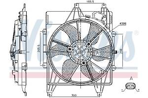 Вентилятор (комплект) RENAULT THALIA (LU_) / NISSAN KUBISTAR (X76) 1995-2016 г.