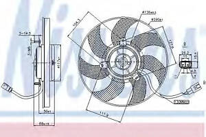 Вентилятор двигателя Seat
