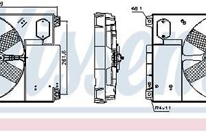 Вентилятор FIAT DUCATO (244_) / PEUGEOT BOXER (244) / CITROEN JUMPER (244) 1994-2006 г.