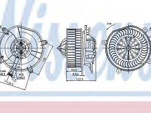 Вентилятор кабiни кондиц. NISSENS 87103 на MERCEDES-BENZ E-CLASS T-Model (S211)
