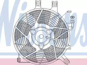 Вентилятор кондиционера на Pajero Sport