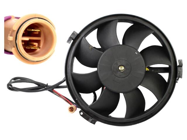 Вентилятор на A4, A6, A8, Galaxy, Passat B5, ZX - Фото 2