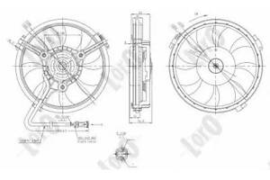 Вентилятор на A4, A6, Alhambra, Passat B5, Sharan