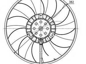 вентилятор NRF 47422 на AUDI A6 седан (4F2, C6)