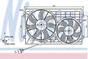 Вентилятор охлаждения двигателя для моделей: AUDI (A3, A3), VOLKSWAGEN (TOURAN)