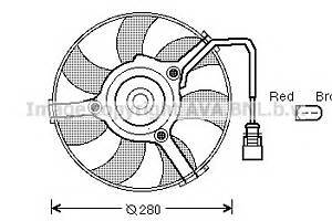 Вентилятор охлаждения двигателя для моделей: AUDI (A4, A8,A6,A6,A4), SKODA (SUPERB), VOLKSWAGEN (PASSAT,PASSAT,PASSAT,P