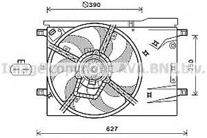Вентилятор охлаждения двигателя для моделей: FIAT (FIORINO, QUBO)