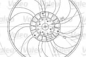Вентилятор охолодження двигуна для моделей: OPEL (MOVANO, MOVANO, MOVANO, MOVANO), RENAULT (MASTER, MASTER, MASTER), VAUXH