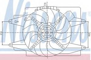 Вентилятор охлаждения двигателя для моделей: ALFA ROMEO (147, GT)