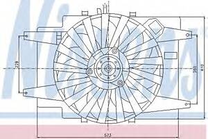 Вентилятор охлаждения двигателя для моделей: ALFA ROMEO (147)