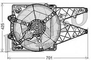 Вентилятор охолодження двигуна для моделей: ALFA ROMEO (GIULIETTA)