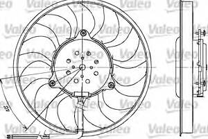 Вентилятор охлаждения двигателя для моделей: AUDI (A4, A4,A4,A4,A4)