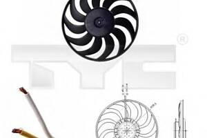 Вентилятор охлаждения двигателя для моделей: AUDI (A4, A6,A6,A4,A4,A4,A4)