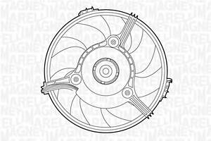Вентилятор охлаждения двигателя  для моделей: AUDI (A4, A6,A8,A6), VOLKSWAGEN (PASSAT,SHARAN,PASSAT,PASSAT)