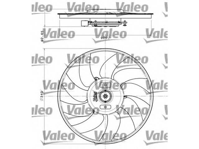 Вентилятор охолодження двигуна для моделей: AUDI (A5, A4, A4, Q5, A5, A4, A5), CHEVROLET (NUBIRA)