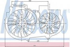 Вентилятор охолодження двигуна для моделей: AUDI (A6, A6, A4, A4, A4, A4, A4), SEAT (EXEO, EXEO)