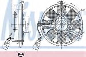 Вентилятор охлаждения двигателя  для моделей: AUDI (A8, A6,A6,ALLROAD), VOLKSWAGEN (PASSAT,PASSAT)