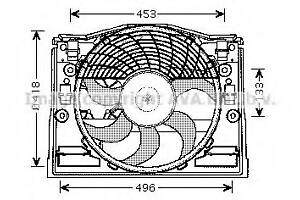 Вентилятор охолодження двигуна для моделей: BMW (3-Series, 3-Series, 3-Series, 3-Series, 3-Series)