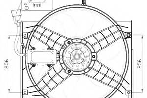 Вентилятор охлаждения двигателя для моделей: BMW (3-Series, 3-Series,3-Series,3-Series,3-Series)