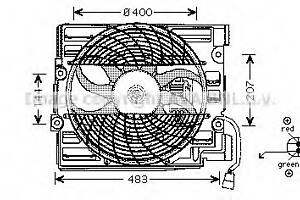 Вентилятор охлаждения двигателя  для моделей: BMW (5-Series, 5-Series)
