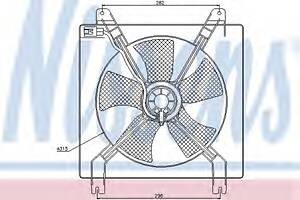Вентилятор охлаждения двигателя для моделей: CHEVROLET (LACETTI), DAEWOO (NUBIRA,LACETTI,NUBIRA)