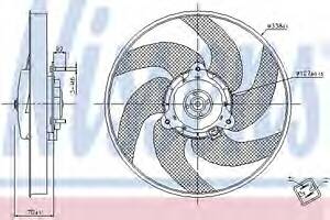 Вентилятор охолодження двигуна для моделей: CITROËN (ZX, BERLINGO, BERLINGO, XSARA, XSARA, XSARA, ZX), PEUGEOT (306,306,406)