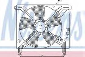 Вентилятор охлаждения двигателя для моделей: DAEWOO (NUBIRA, NUBIRA,NUBIRA)