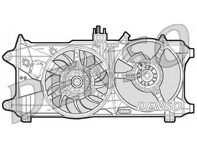 Вентилятор охолодження двигуна для моделей: FIAT (DOBLO, DOBLO)