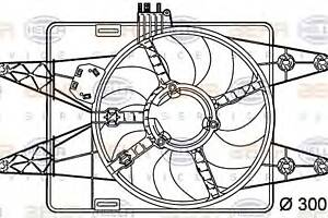 Вентилятор охлаждения двигателя для моделей: FIAT (DOBLO, DOBLO)