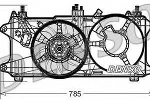Вентилятор охолодження двигуна для моделей: FIAT (DOBLO)