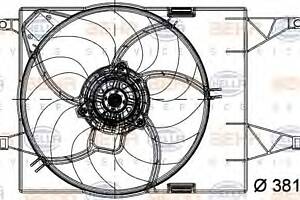 Вентилятор охолодження двигуна для моделей: FIAT (LINEA)
