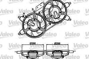 Вентилятор охлаждения двигателя для моделей: FIAT (MAREA, MAREA)