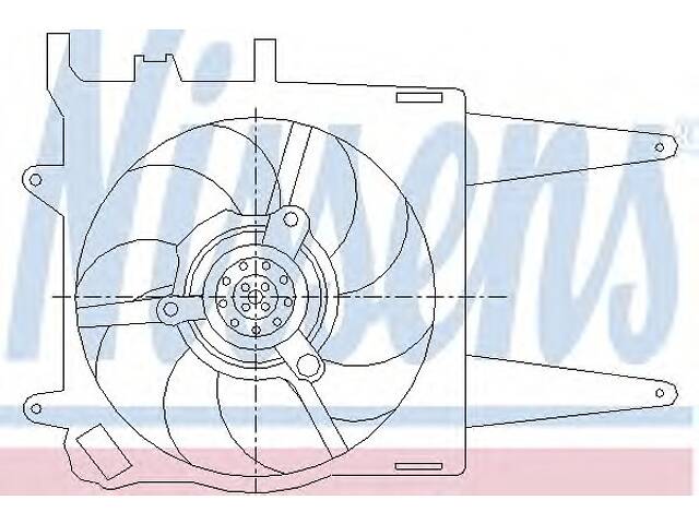 Вентилятор охлаждения двигателя для моделей: FIAT (PALIO, SIENA)