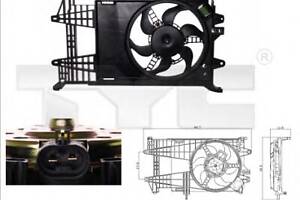 Вентилятор охлаждения двигателя для моделей: FIAT (PUNTO, IDEA)