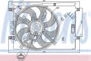 Вентилятор охлаждения двигателя для моделей: FIAT (PUNTO, PUNTO,PUNTO)