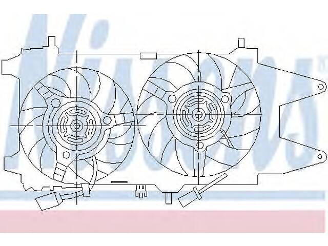 Вентилятор охлаждения двигателя  для моделей: FIAT (PUNTO, PUNTO)