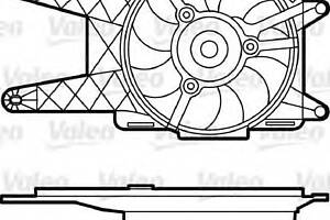 Вентилятор охлаждения двигателя для моделей: FIAT (SEICENTO)