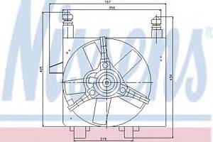 Вентилятор охлаждения двигателя для моделей: FORD (FIESTA, FIESTA)