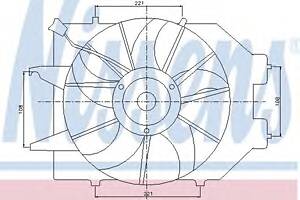 Вентилятор охлаждения двигателя для моделей: FORD (FOCUS, FOCUS,FOCUS)