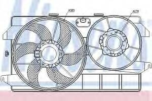 Вентилятор охлаждения двигателя для моделей: FORD (TOURNEO, TRANSIT)