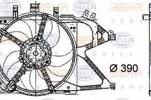 Вентилятор охлаждения двигателя для моделей: HOLDEN (BARINA), OPEL (CORSA,CORSA), VAUXHALL (CORSA,CORSAVAN)