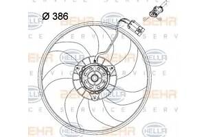 Вентилятор охлаждения двигателя для моделей: HOLDEN (BARINA, COMBO), OPEL (CORSA,COMBO,CORSA,COMBO), VAUXHALL (CORSA,CO