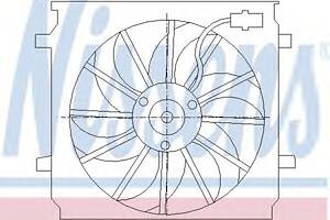 Вентилятор для охолодження двигуна для моделей:JEEP (CHEROKEE)