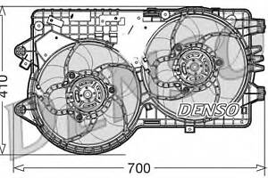 Вентилятор охолодження двигуна для моделей: LANCIA (DELTA)
