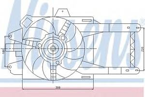 Вентилятор охлаждения двигателя  для моделей: LANCIA (Y)