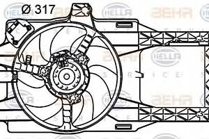 Вентилятор охлаждения двигателя  для моделей: LANCIA (Y)