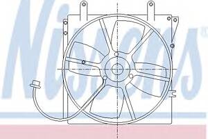 Вентилятор для охолодження двигуна для моделей:MAZDA (626,626)