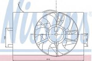 Вентилятор охолодження двигуна для моделей: MERCEDES-BENZ (A-CLASS)