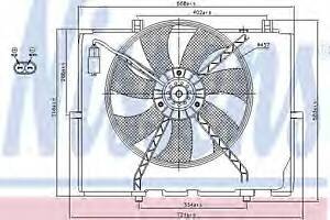 Вентилятор охлаждения двигателя  для моделей: MERCEDES-BENZ (E-CLASS, E-CLASS)