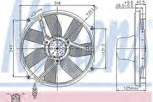 Вентилятор охлаждения двигателя для моделей: MERCEDES-BENZ (SL, S-CLASS,S-CLASS)